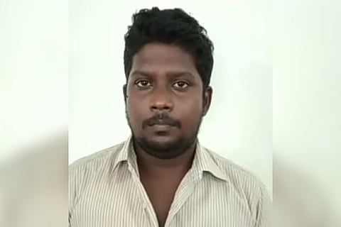 Accused Arun Christopher (25) of Muthamizh Nagar
