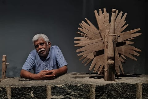 Kerala writer and activist Civic Chandran who is accused of sexual harassment