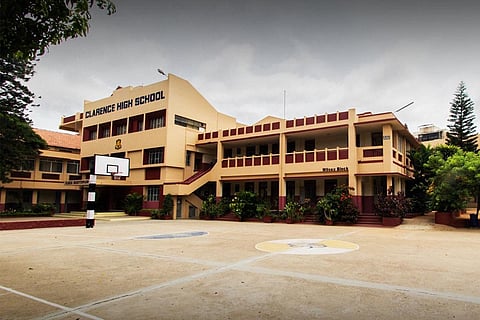 Clarence High School in Bengaluru, where a controversy has now erupted over students asked to carry the Bible