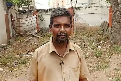 Coimbatore conservancy worker Subramani