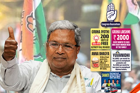 Congress's five guarantees and CM Siddaramaiah