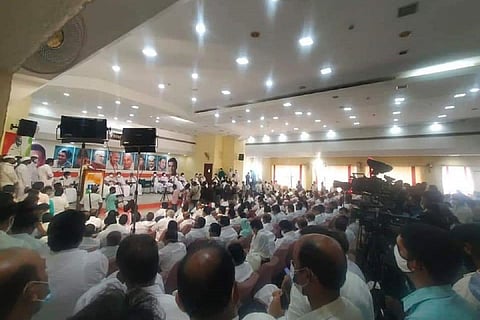 Nearly 100 Congress workers in Kerala booked for flouting COVID-19 protocol