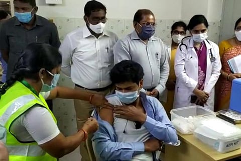 A recent COVID19 vaccine dry run in AP