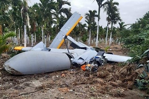 DRDO's unmanned aerial vehicle crashes in Karnataka, no casualties reported