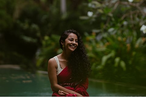 Darshana in Sari