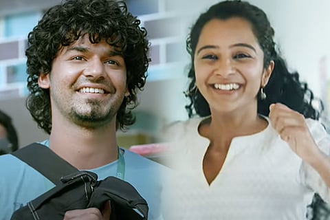 Pranav Mohanlal on the left and Darshana Rajendran on the right.