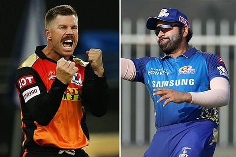 David Warner and Rohit Sharma
