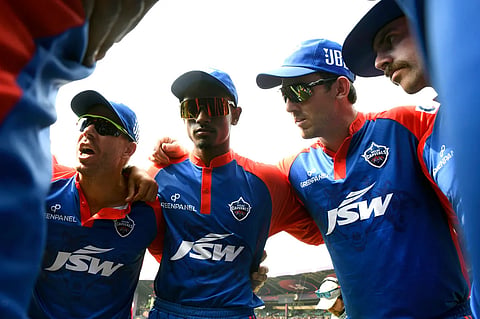 Delhi Capitals players