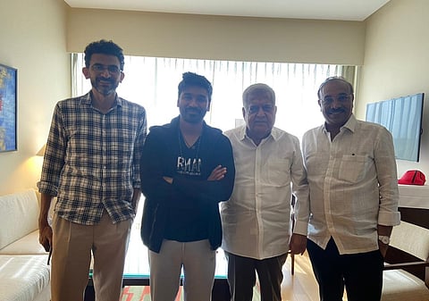 Dhanush and his upcoming movie team