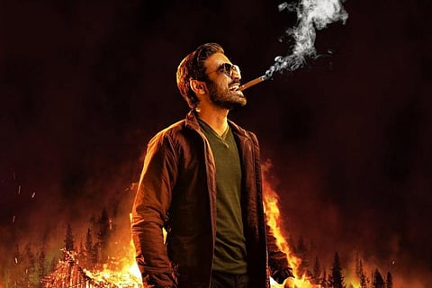 Dhanush in poster of Naane Varuven