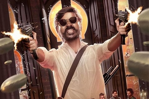 A poster of Dhanush