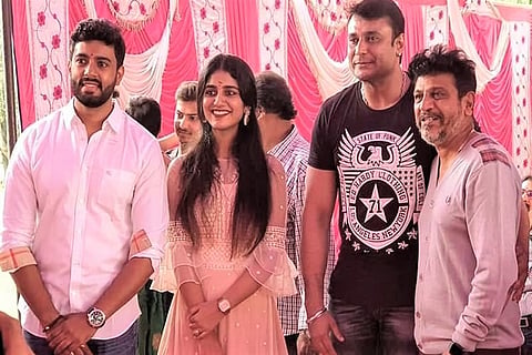 Shiva Rajkumar and Darshan launch Dhruwan’s film