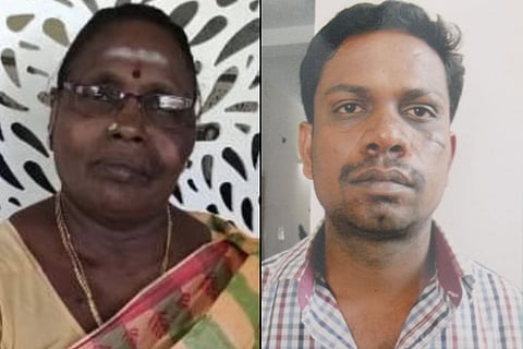 On left image of Nirmala and on right image of Stephen, both were murdered by a gang in Dindigul