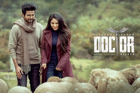 Actor Sivakarthikeyan and Priyanka Mohan in Doctor.