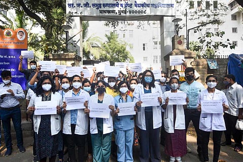 NEET-PG protest by doctors