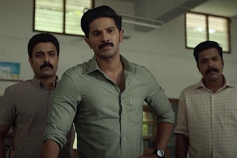 Dulquer Salmaan in Salute trailer