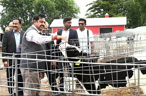 TN CM visits US dairy farm, explores options for setting up livestock park in Salem