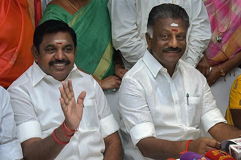 Edappadi K Palaniswami and O Panneerselvam