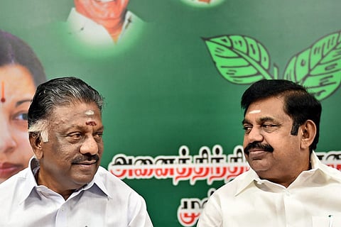 Edappadi K Palaniswami and O Panneerselvam