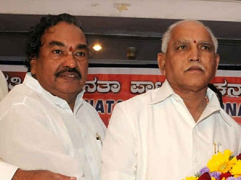 Yeddyurappa and Eshwarappa reconcile yet again, will the bromance last this time?