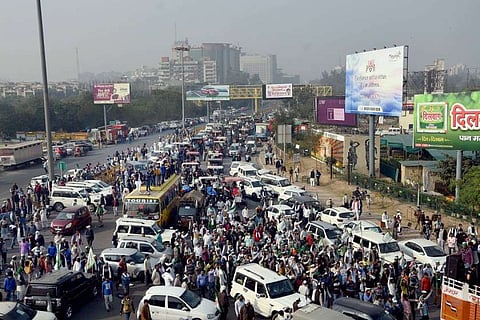 Plea to remove protesting farmers from Delhi borders filed in Supreme Court