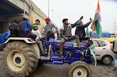 farmers protest