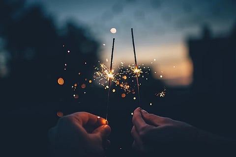 A representational image of fireworks