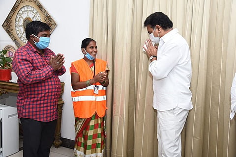 Meet the Hyderabad sanitation worker who donated almost entire salary to CMRF