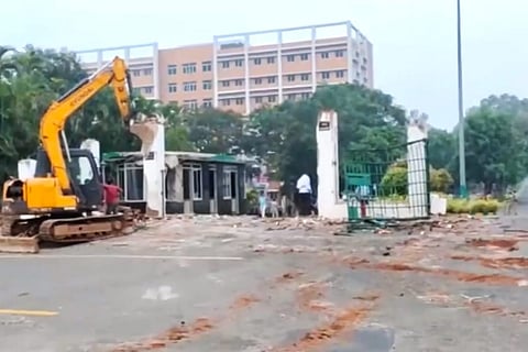 Demolition of ‘Illegal’ structures at Visakhapatnam’s GITAM University triggers row