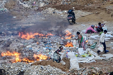 Burning of Solid Waste