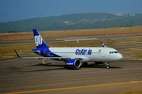 GoAir flight from Ahmedabad to Bengaluru aborted as engine catches fire during takeoff