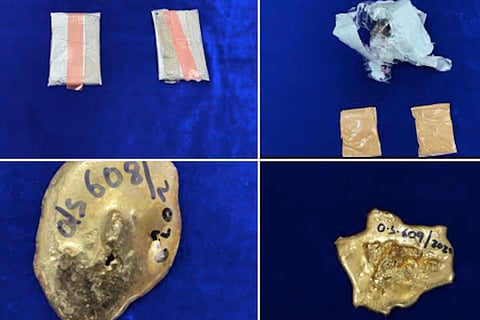 Seized gold