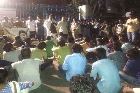 Speakers for Ambedkar Jayanthi at Hyd Uni refused entry, event held at the gates