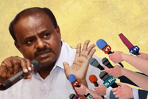 Why Kumaraswamy has claimed he will never speak to the media again