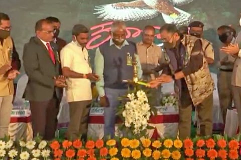 Inaugural of Hakki Habba at BRT Tiger Reserve