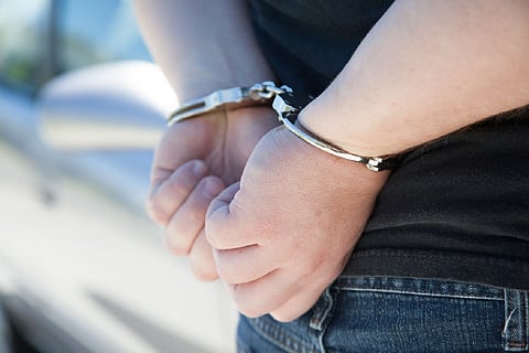 Representative image of person in handcuff