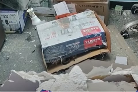 Mixer blast in Hassan
