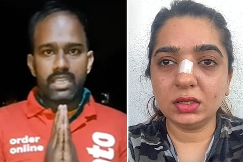 Hitesha and Kamaraj collage