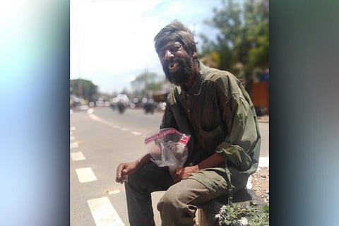 ‘Huchcha’ Basya (mad Basya), a homeless man who passed away in Ballari