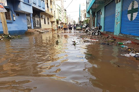 About 2,100 families were evacuated to safer places on October 17