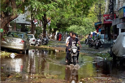 Hyderabad roads flooded as rain lashes city, IMD predicts more showers across state