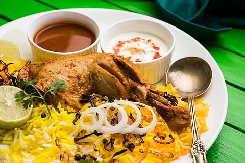 Chicken biriyani