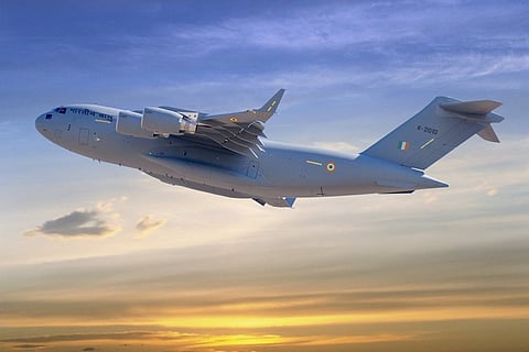 A file image of C-17 aircraft of the Indian Air Force