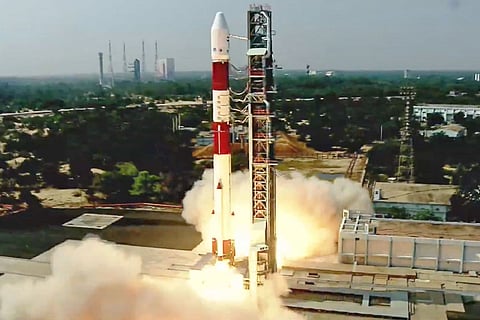 ISRO's PSLV-C51 carrying Amazonia-1 and 18 other satellites lifts off from Satish Dhawan Space Centre, Sriharikota