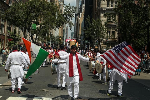 Independence Day parade in Manhattan