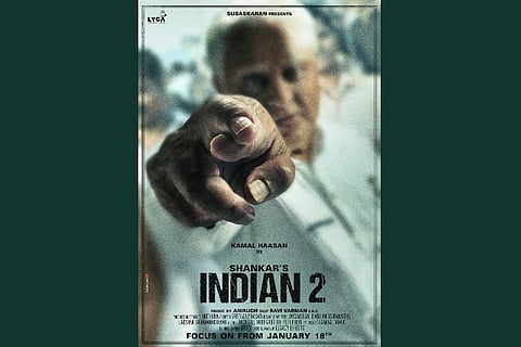 First-look poster of Kamal's 'Indian 2' revealed
