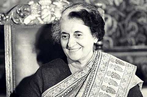 File photo of former PM Indira Gandhi