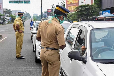 The passengers are crossing the inter-state borders during the lockdown