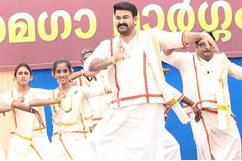 Mohanlal performs Margam Kali dance for ‘Ittymaani: Made in China’