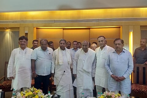 ‘Common enemy is BJP’: HD Deve Gowda and Siddaramaiah bury the hatchet before bye-polls